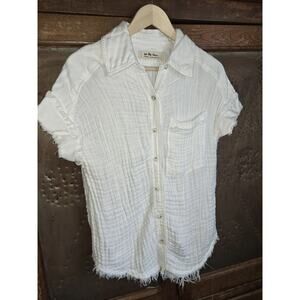 Free People We the Free Heat Waves Oversize Top Size XS Bust 36